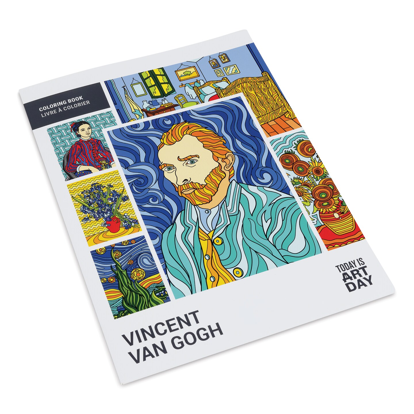 Today Is Art Day Art History Coloring Book - Vincent van Gogh