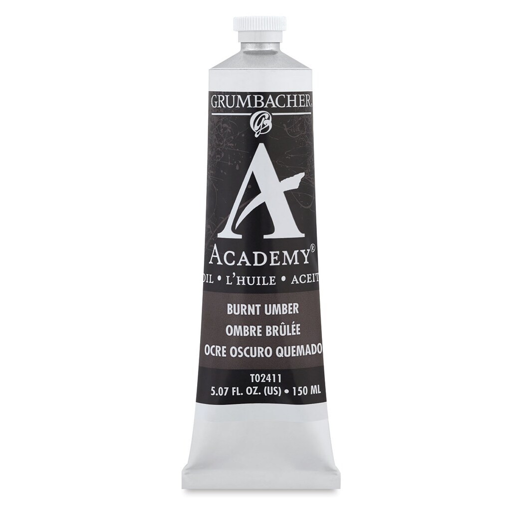 Colore Ad Olio Grumbacher Academy 150 Ml: Alizarin Crimson, Rosso Intenso Per Artisti E Pittori