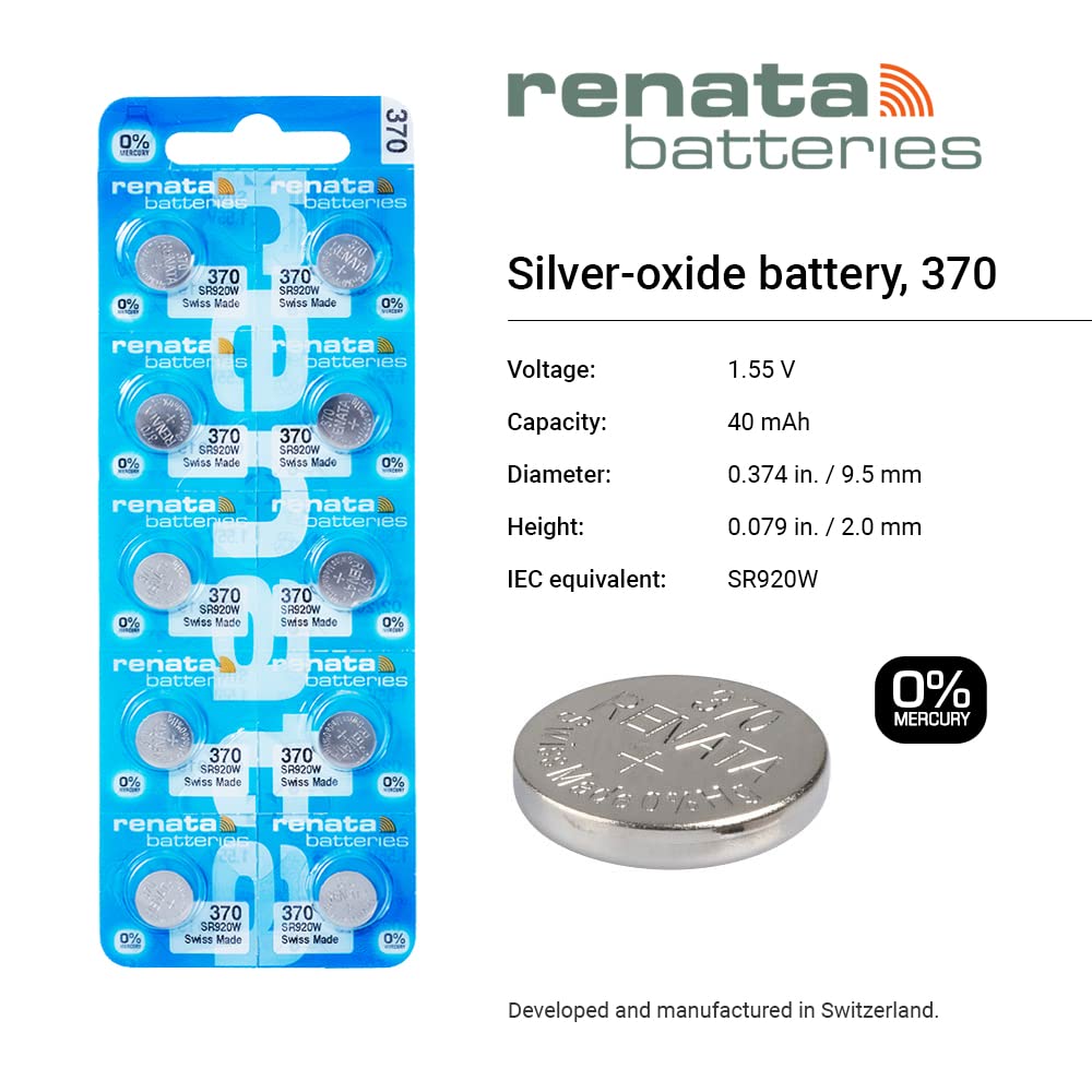 Renata 370 Button Cell watch battery Michaels