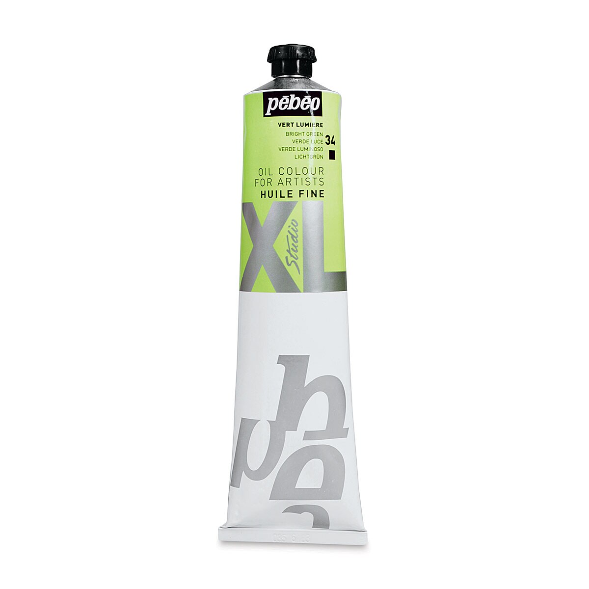 Pebeo XL Studio Oil Color - Bright Green, 200 ml tube