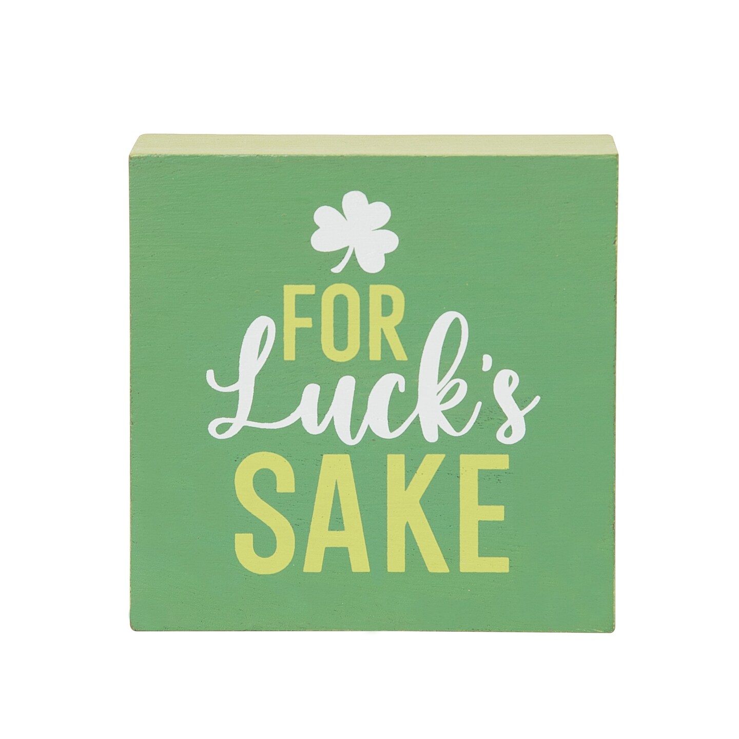 For Luck's Sake St. Patrick's Shelf Block Michaels