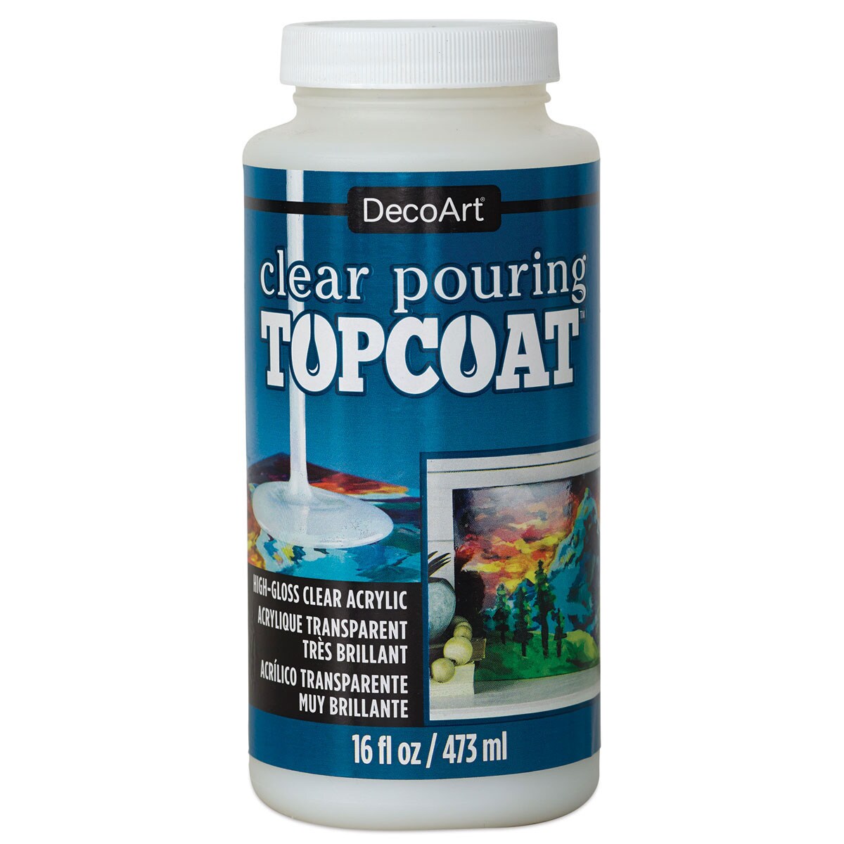 DecoArt Clear Pouring Topcoat - 16 oz | Michaels