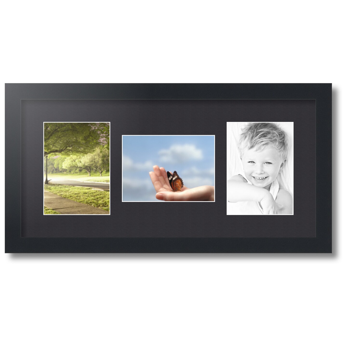 ArtToFrames Collage Photo Picture Frame with 3 - 5x7 inch Openings ...