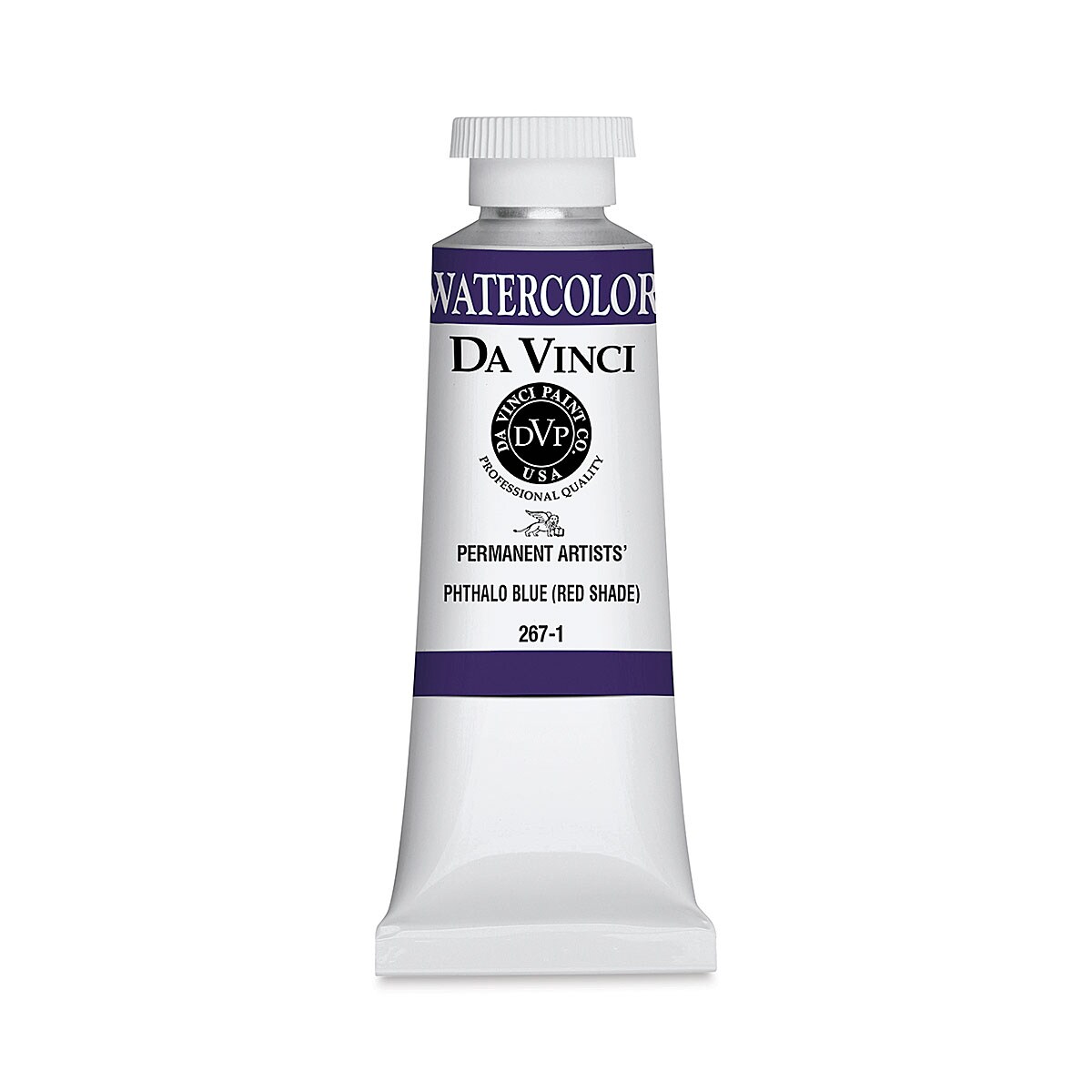 Da Vinci Artists&#x27; Permanent Watercolor - Phthalo Blue (Red Shade), 37 ml tube