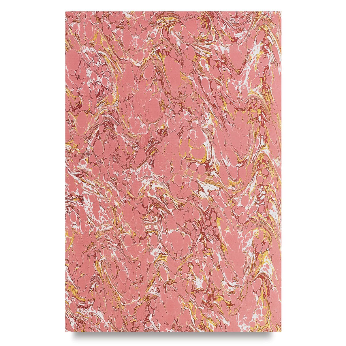 Books by Hand Marbled Paper - 12&#x22; x 19&#x22;, Pink