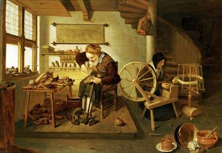 The Interior of a Cobblers Shop Poster Print by Gerritsz Quiryn Van Brekelenkam - Item # VARPDX265713