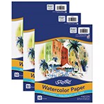 Watercolor Paper White 90lb 9 X 12 50 Sheets Per Pack 3 Packs Michaels 3677