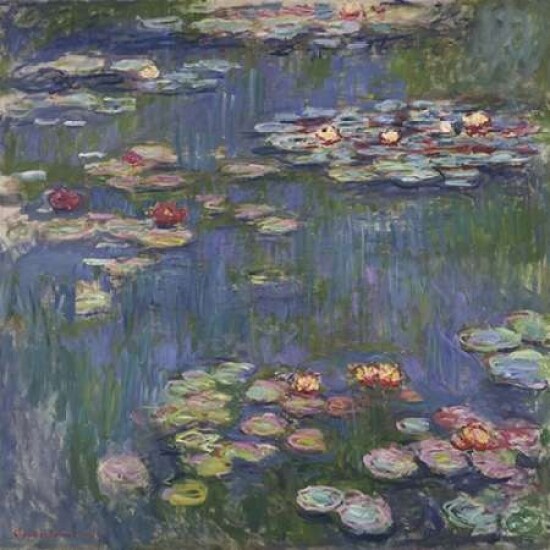 Water Lilies Poster Print by Claude Monet - Item # VARPDX1CM1511