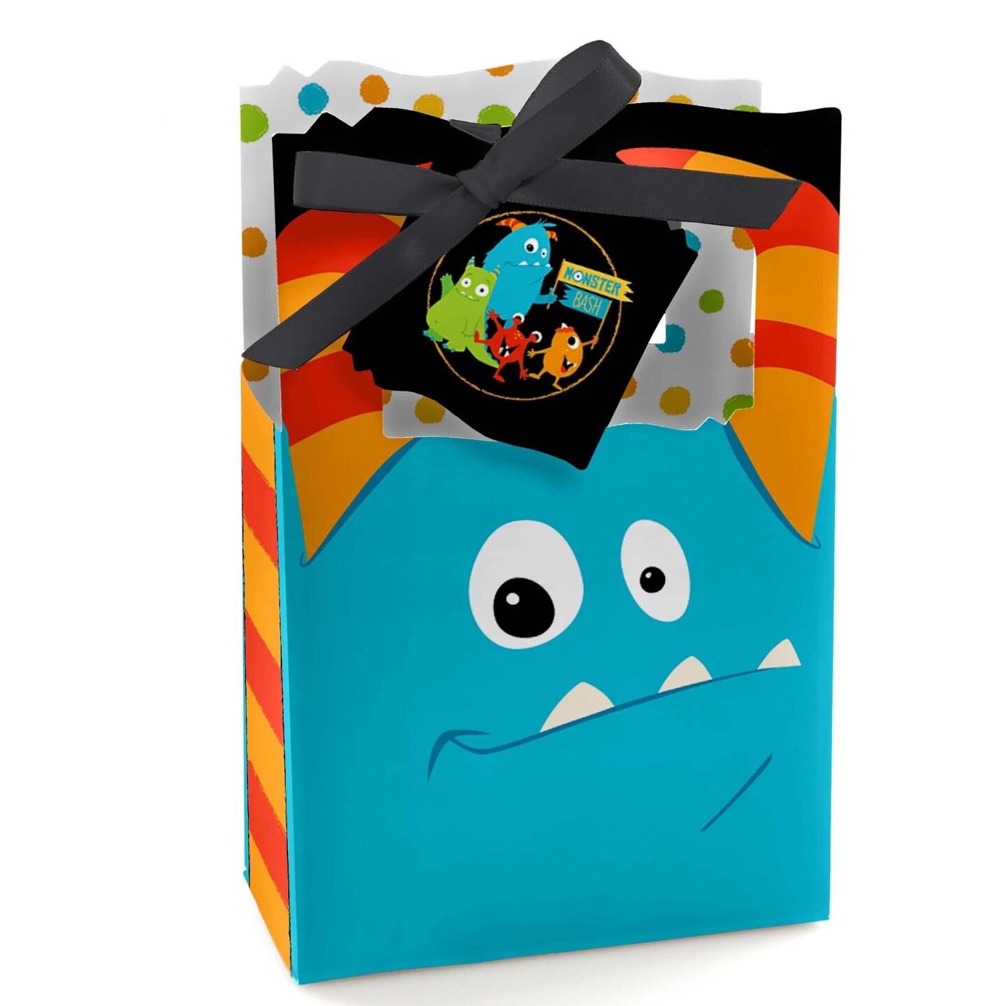Happy Birthday Monster Kids Party Favor Bags, Birthday Favor