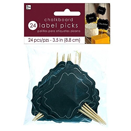 24 CT Small Chalkboard Picks Michaels