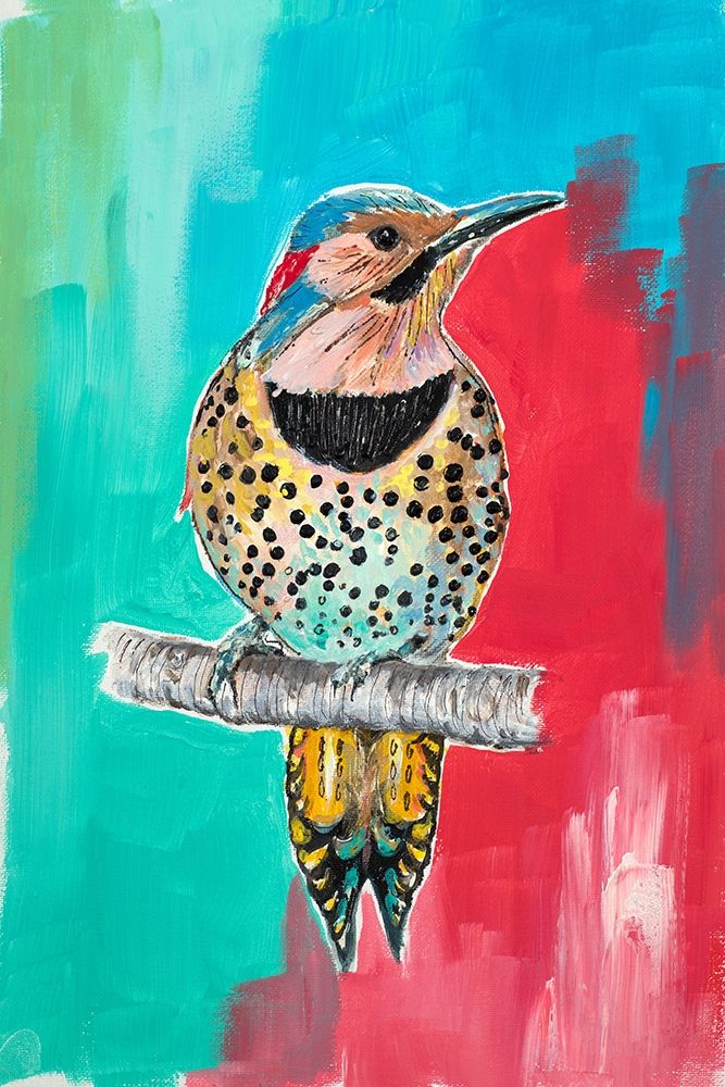 Woodpecker I Poster Print by Patricia Pinto # 15202