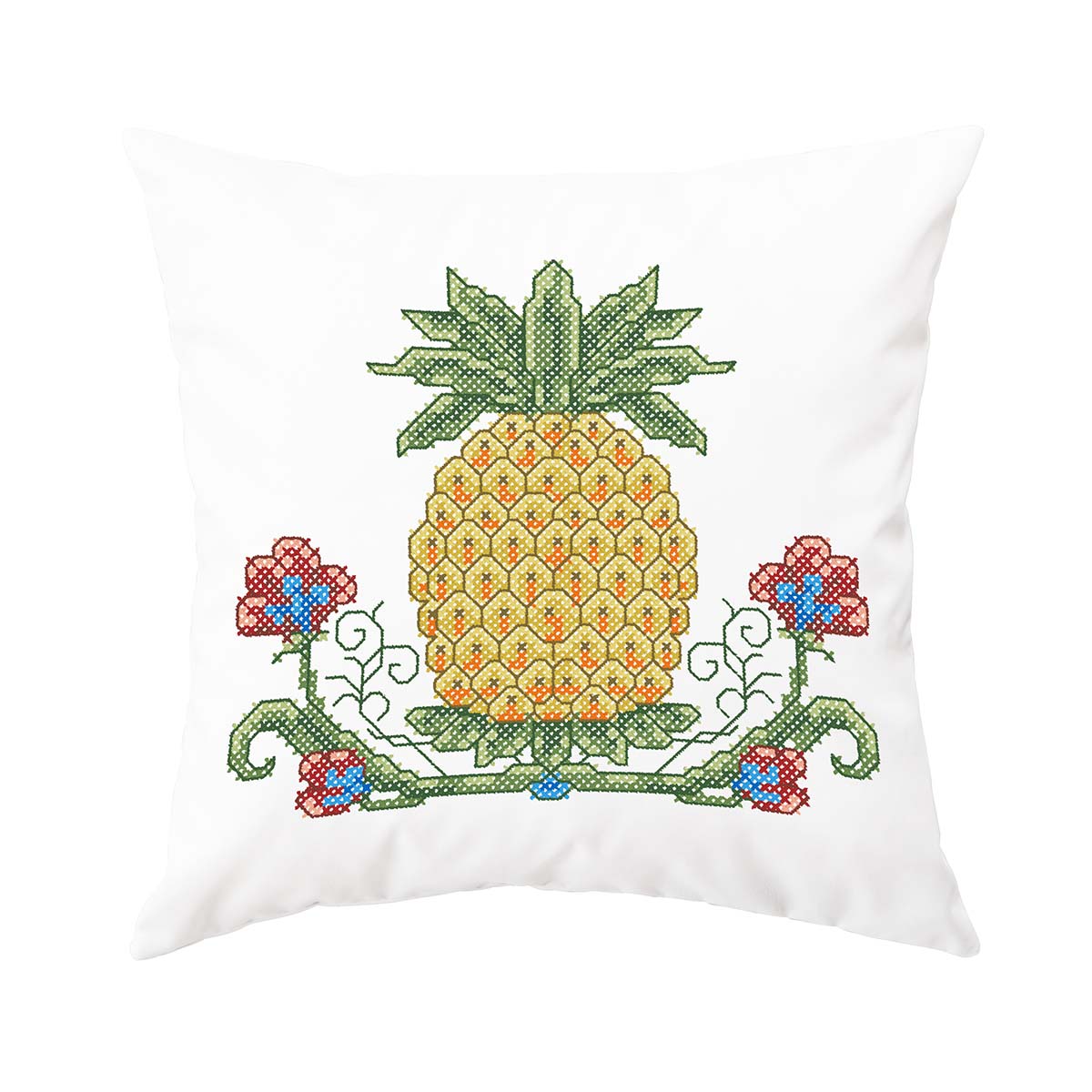 Herrschners Tropical Retreat Pillow Cover Stamped CrossStitch Kit Michaels