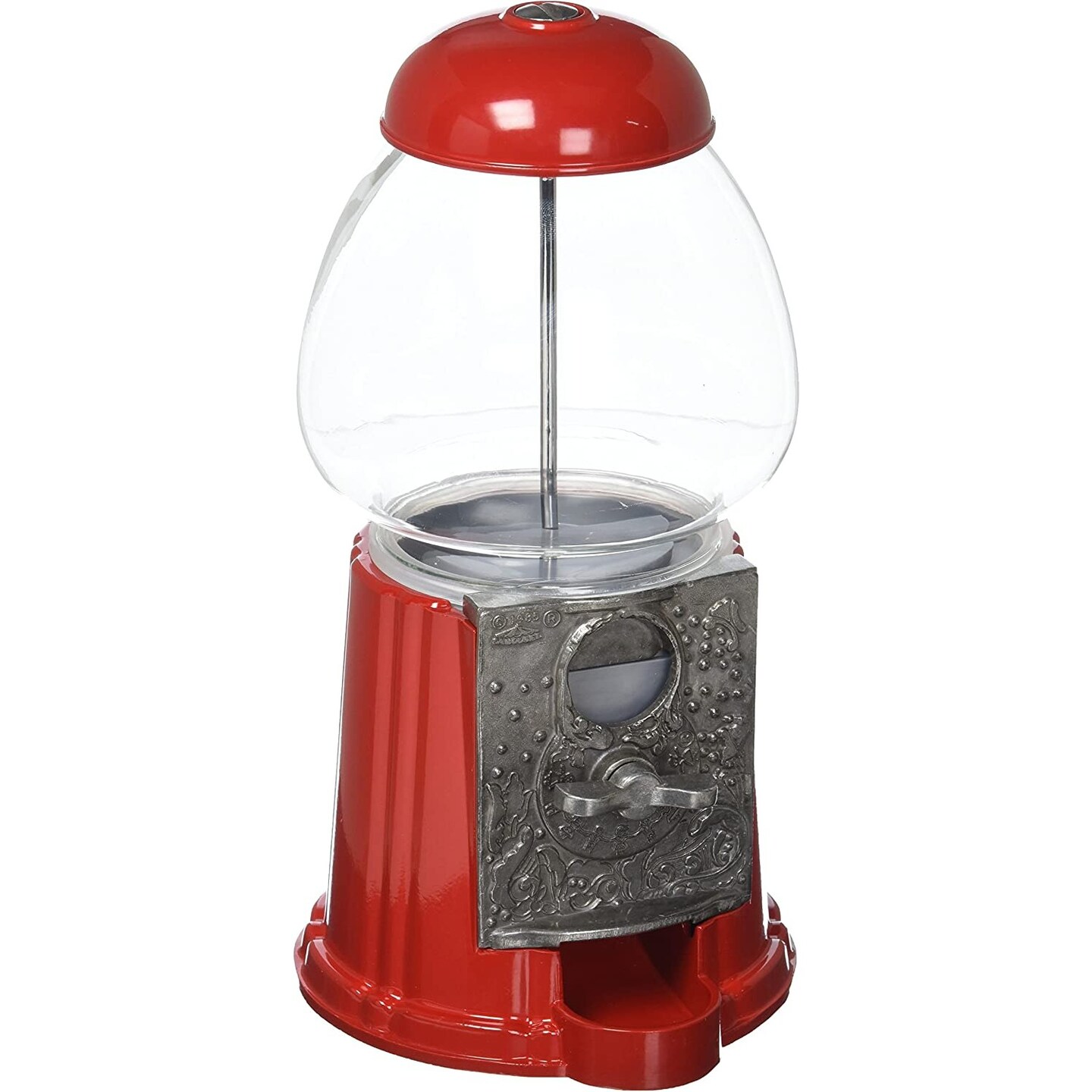 Carousel Retro Gumball Candy Machine, Petite, Die-cast metal and glass,13 oz