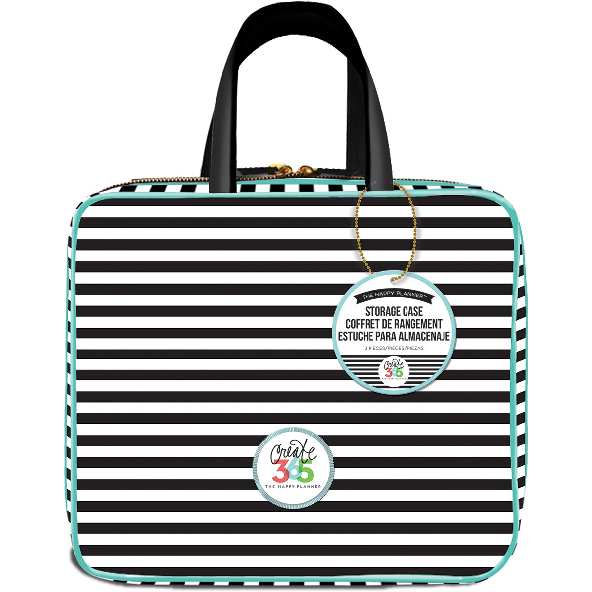Happy Planner Storage Case 12&#x22;X10.5&#x22;X4&#x22;-Striped
