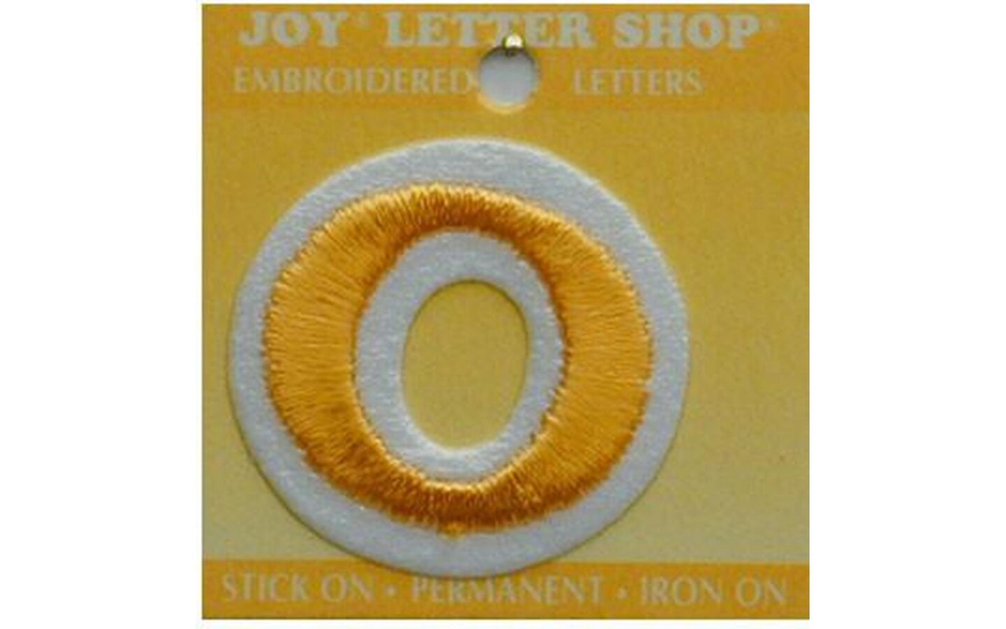 Joy Applique Letter Iron On Cooper 1.5&#x22; Gold O