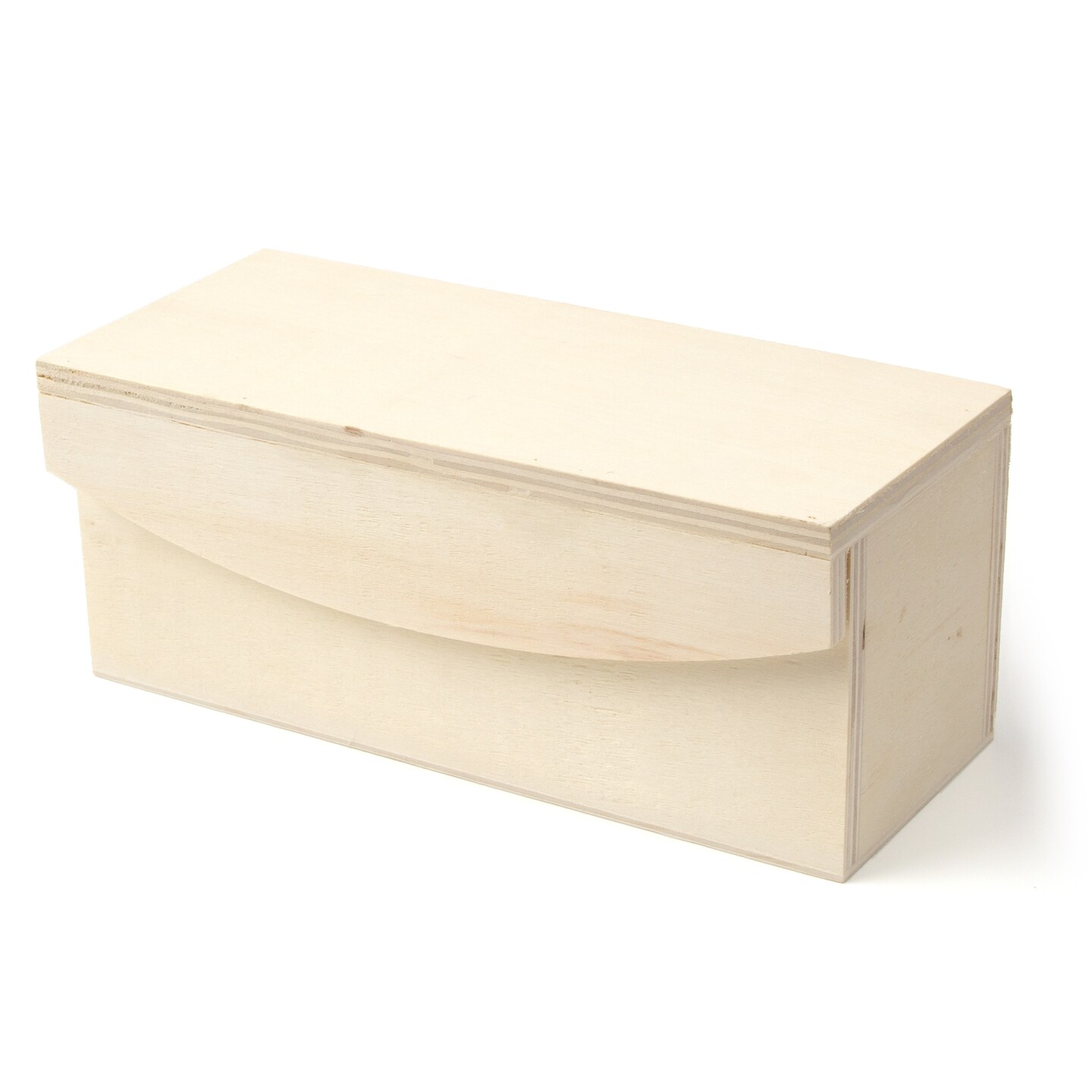 CousinDIY Unfinished Wood Foldover Storage Box-8.25&#x22;x3.5&#x22;x3.5&#x22;