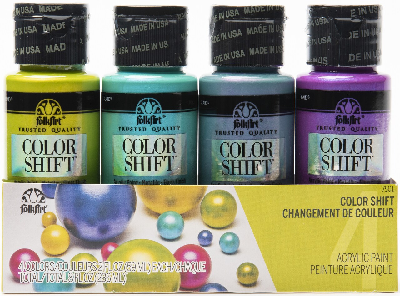 Folkart Color Shift Paint Set 4/Pkg | Michaels