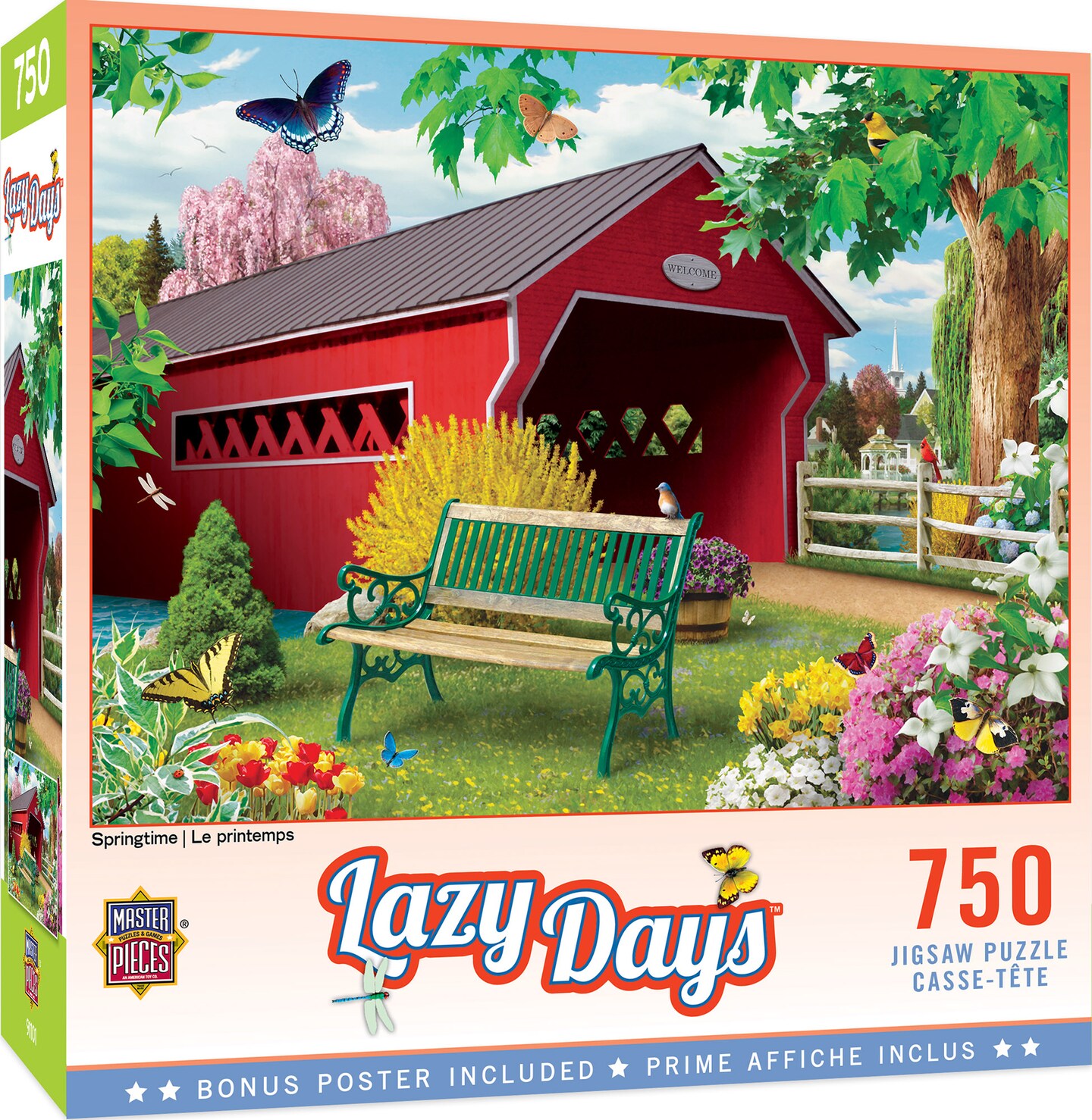 Masterpieces 750 Piece Jigsaw Puzzle For Adults, Family, Or Kids - Springtime - 18&#x22;x24&#x22;