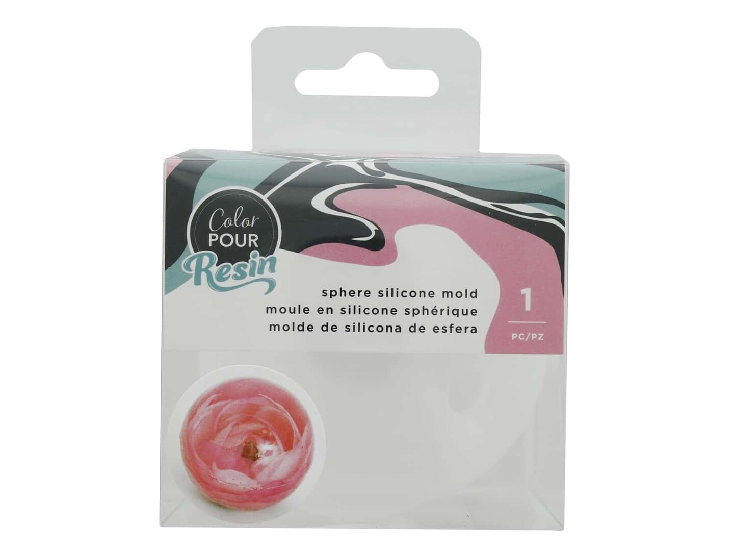 American Crafts Color Pour Resin - Silicone Mold - Large Sphere