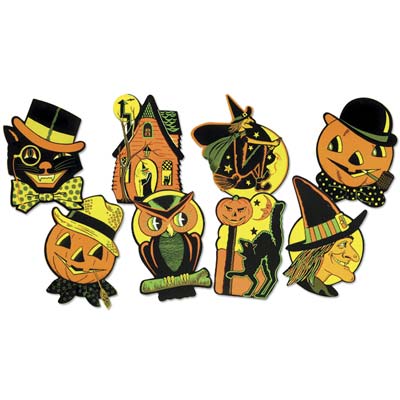 Packaged Halloween Cutouts