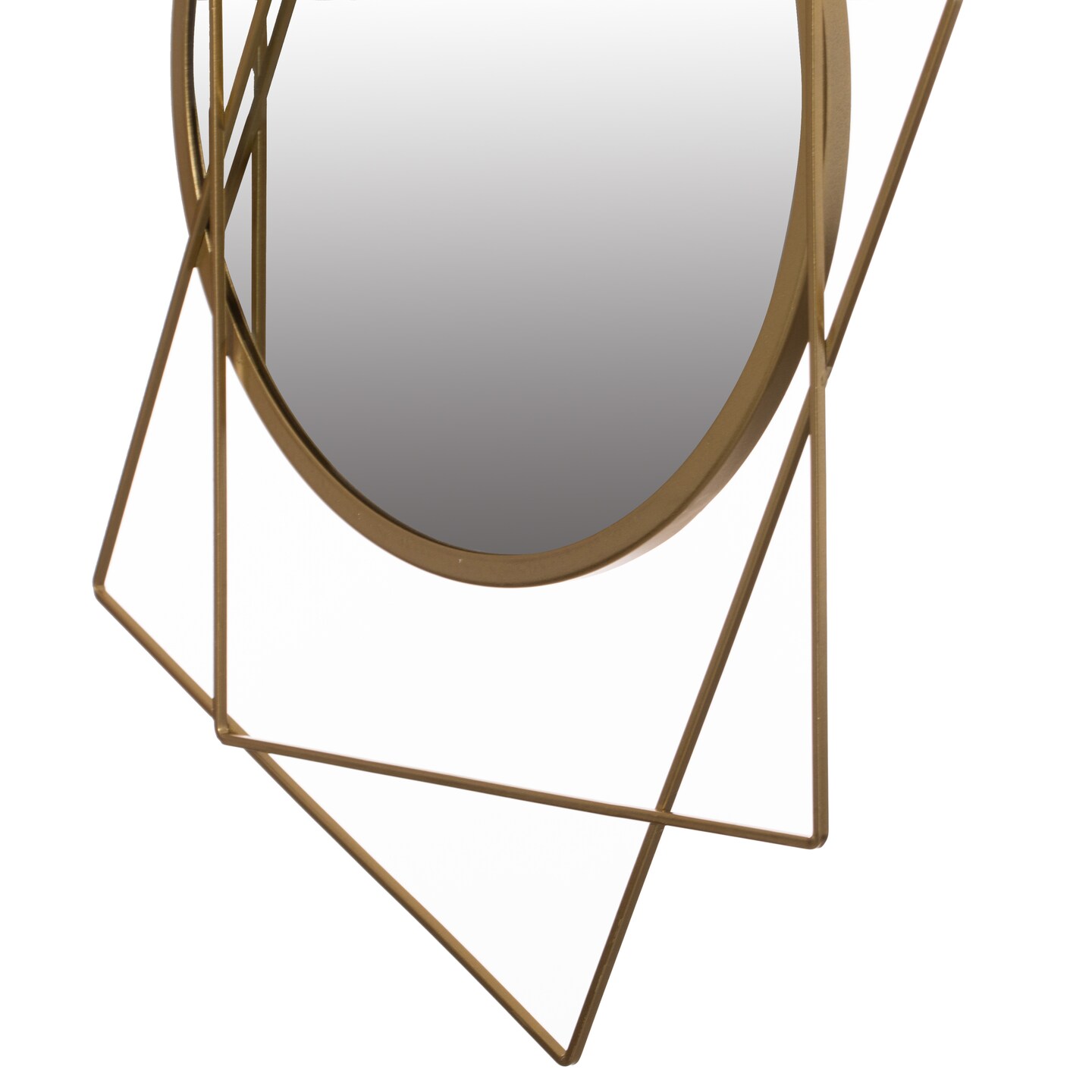 Uniquewise Decorative Shaped Metal Frame Wall Mounted Modern Mirrors
