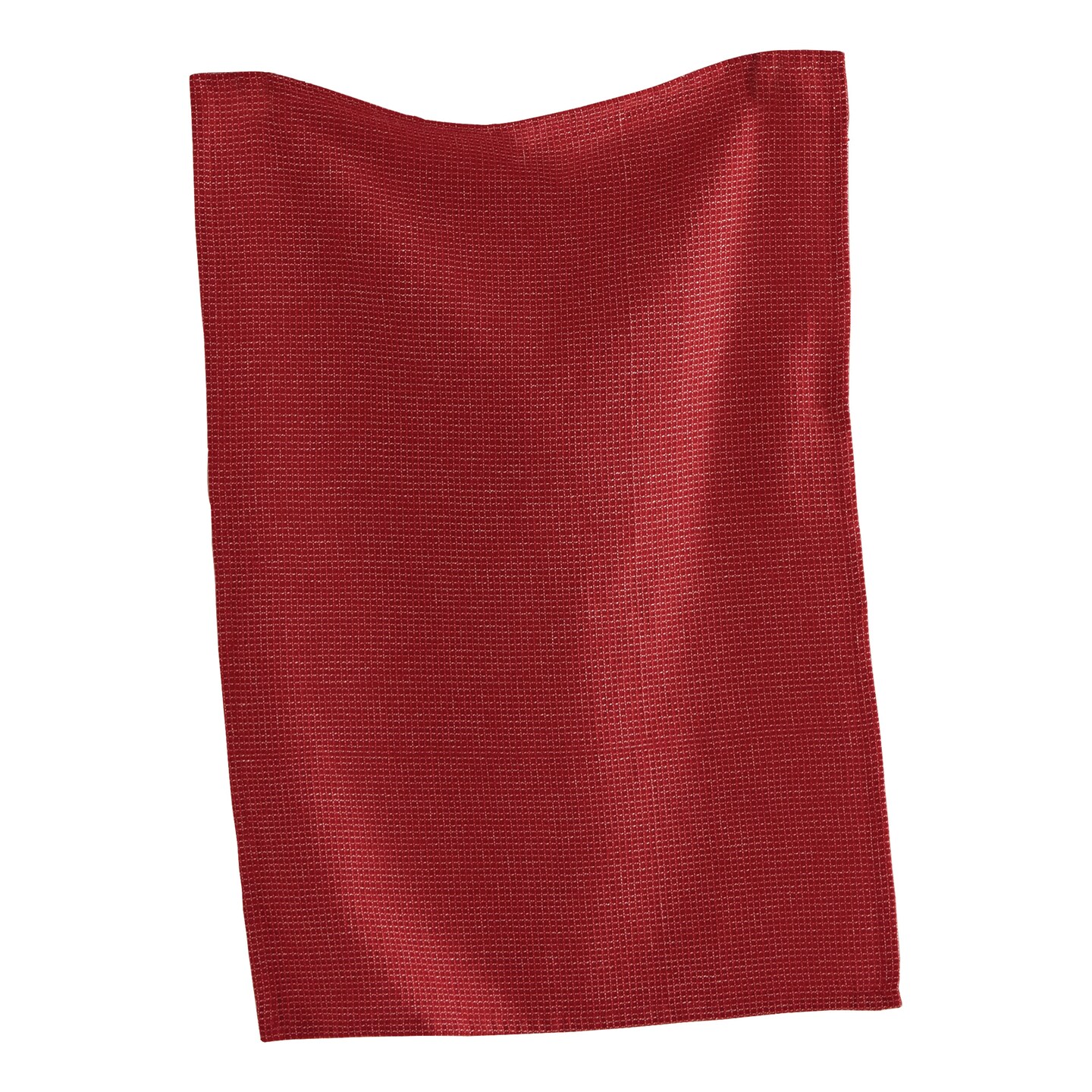 26l X 18w Classic Red Cotton Waffle Weave Dishtowel Kitchen Towel Red Machine Washasble Michaels 8205