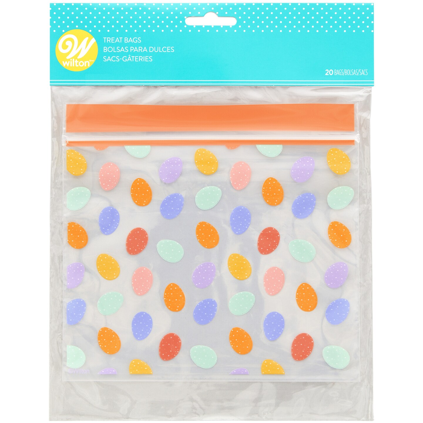 Resealable Treat Bags 20/Pkg-Eggs