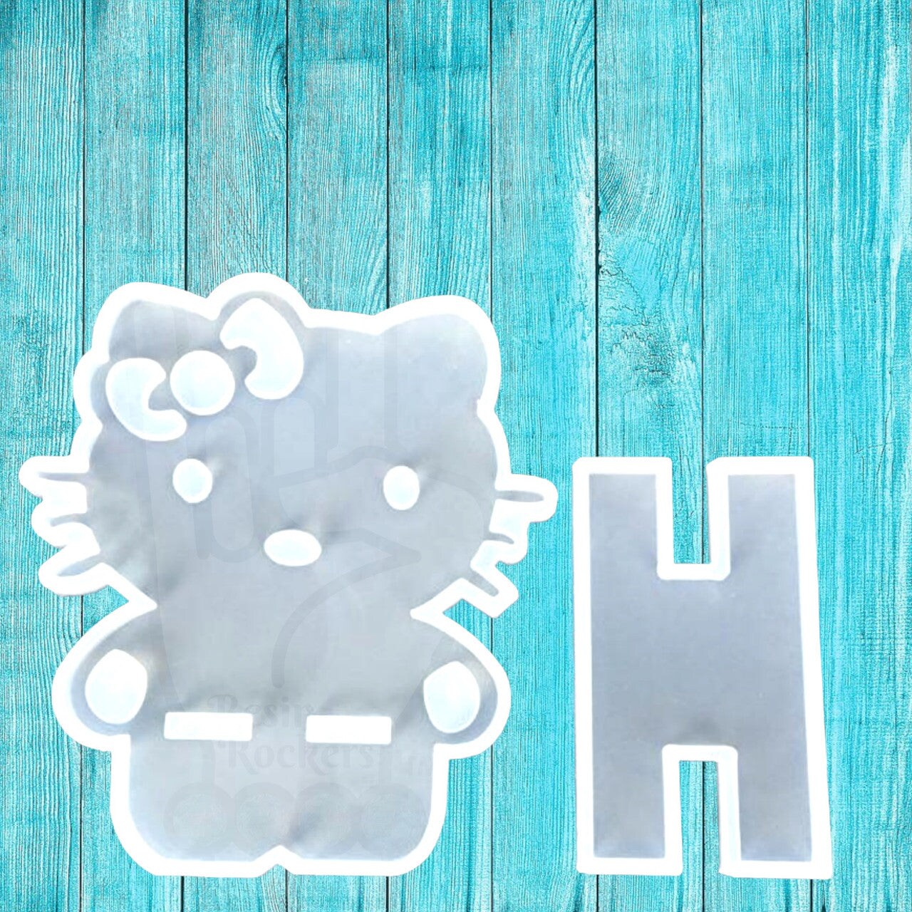 Kitty Phone Stand Handsfree Holder Transparent Silicone Mold for Epoxy Resin Art