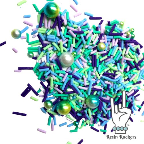 Easter Magic Sprinkle Mix Polymer Clay Pieces for Epoxy and UV Resin Art