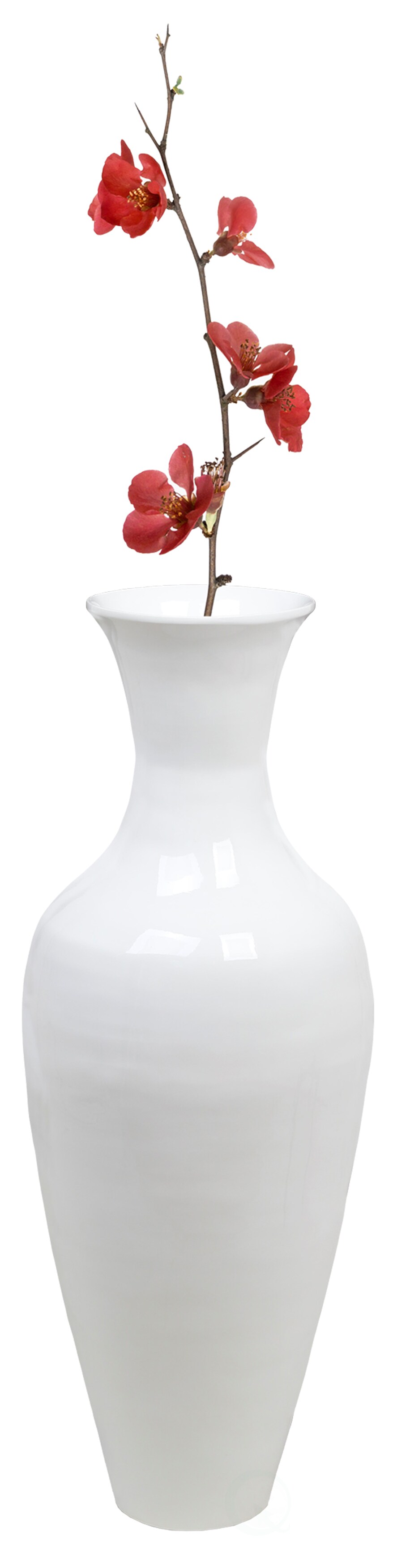 Uniquewise Tall Floor Vase, 37 Inch Bamboo Vase, Modern Vase for Dining, Living Room, Entryway, Large Flower Holder, Classic Floor Vase for Home Decor