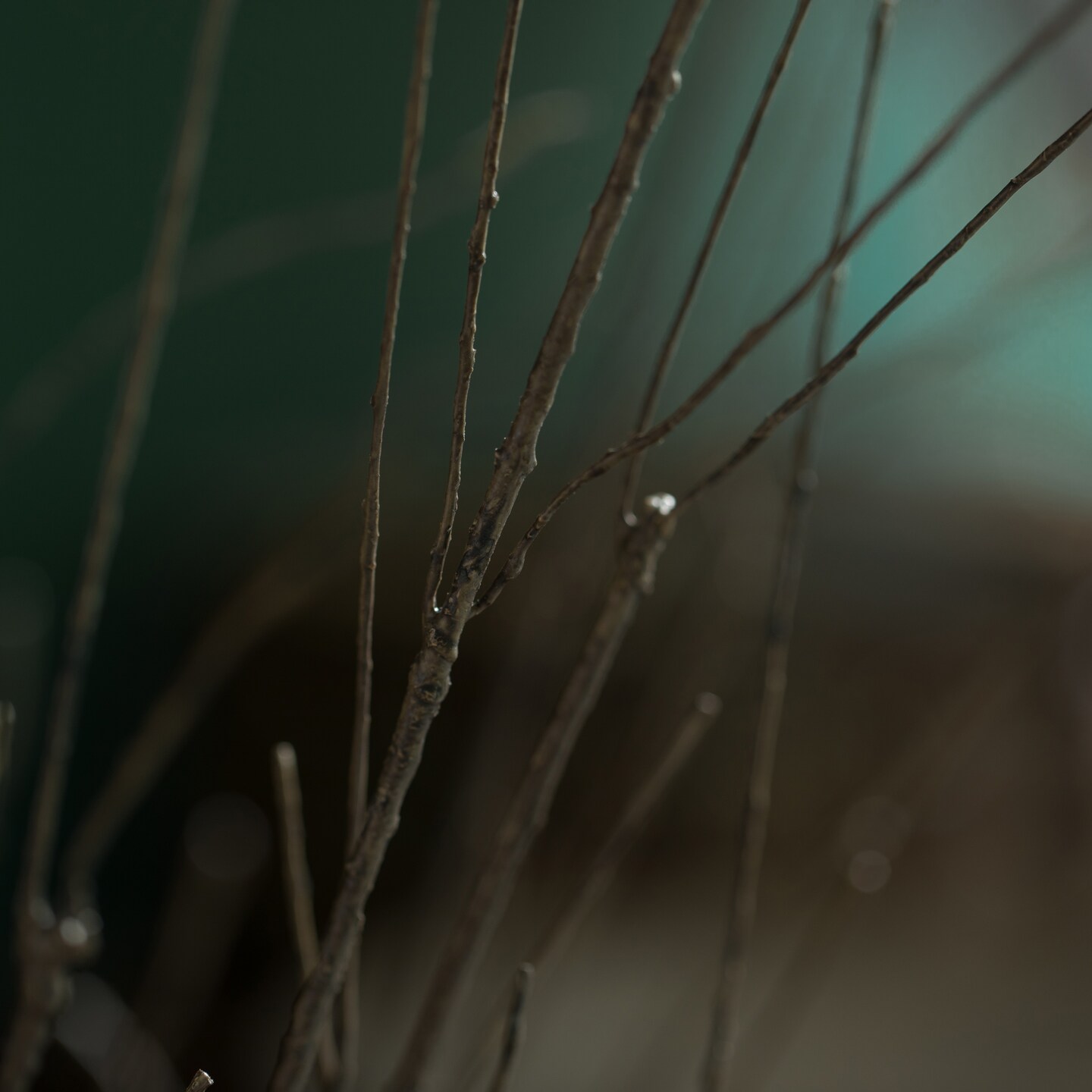 artificial twig branch with a charming, rustic look and curly, dried design for an additional touch of nature to your home or wedding decorations