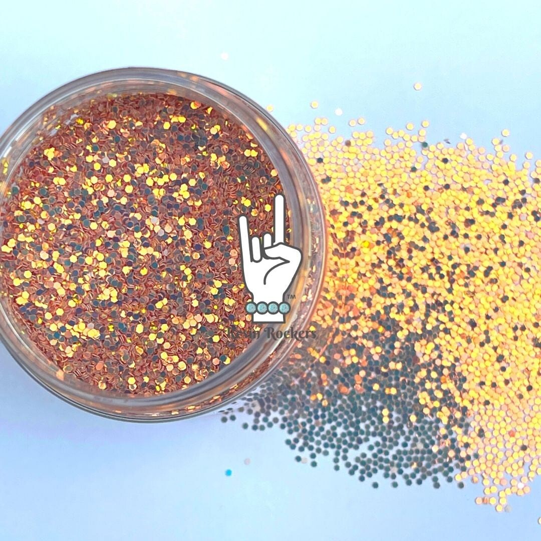 Can't Buy Me Love West Coast Premium Color Shift Weighted Pixie for Poxy 1/24 Medium Glitter