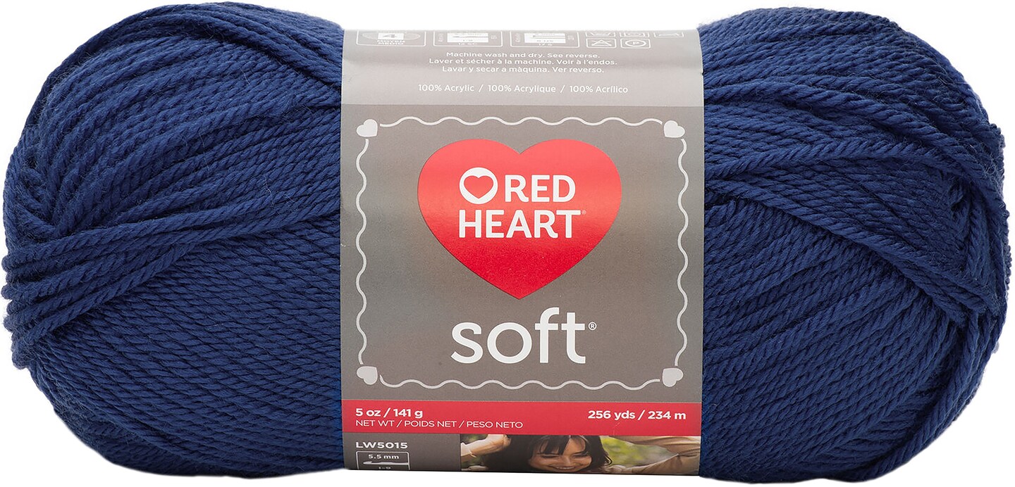 Red Heart Soft Yarn-Royal Blue