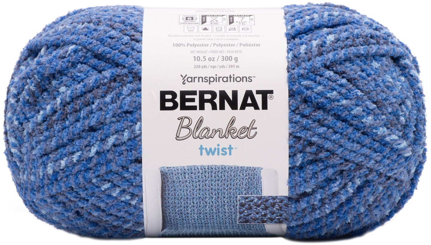 Bernat Blanket Twist YarnOcean Michaels