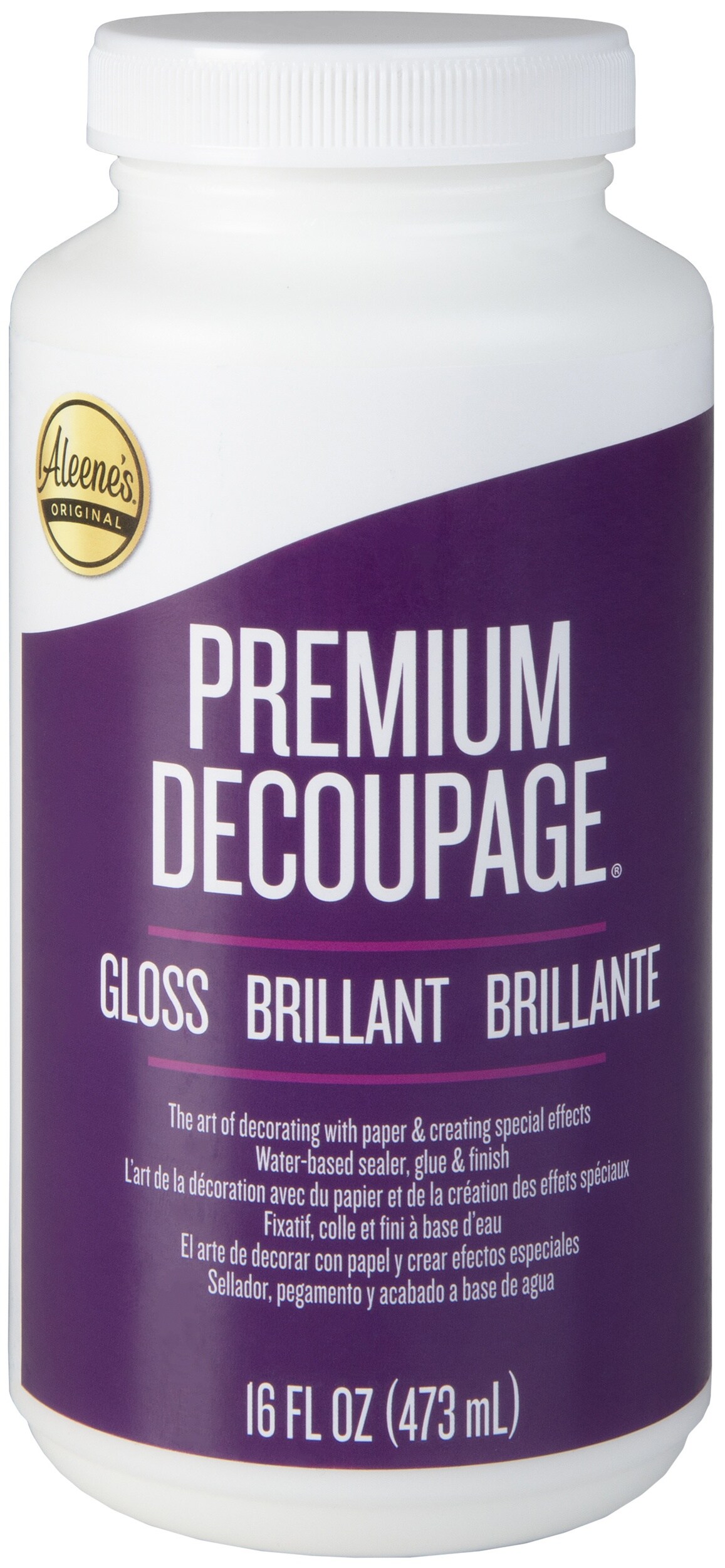 Aleene's Original Glues - Aleene's Premium Decoupage Gloss 16 fl. oz.