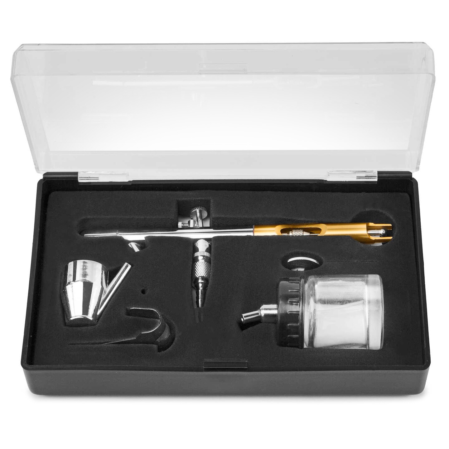 PointZero Dual-action Cut-away Airbrush Set - .35mm - 22cc and 5cc Color Cup