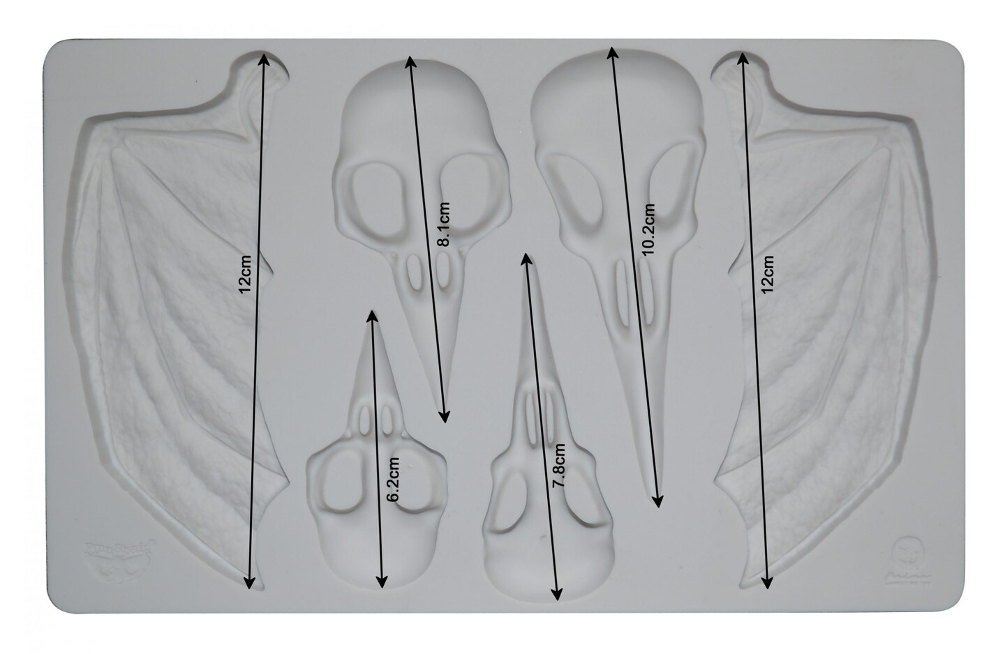 Prima Marketing Inc Finnabair - Moulds - Birds And Bats - 1 Pc, 5x8 In Copyright #Va0002325590 655350968632