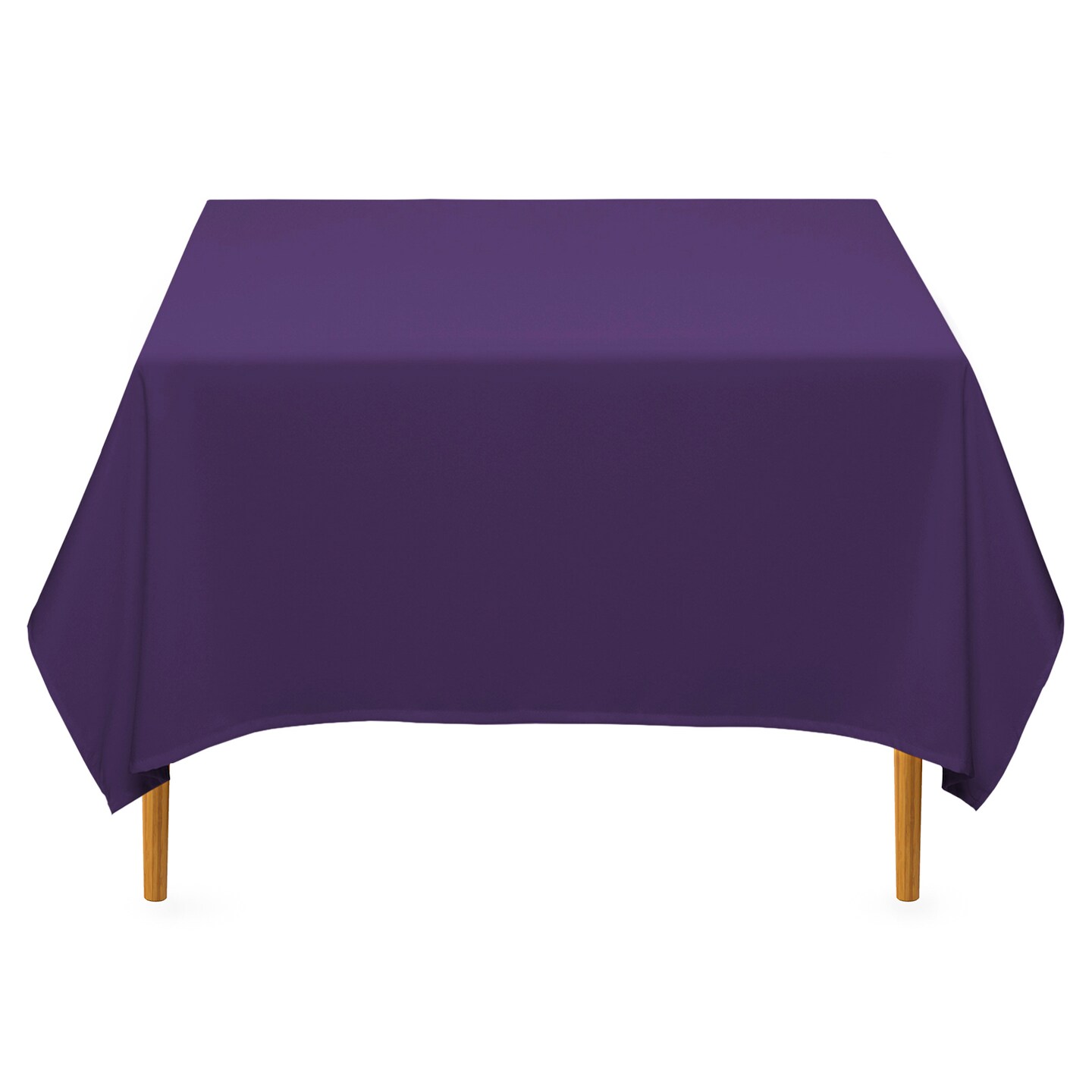 Lann&#x27;s Linens - Square Premium Tablecloth for Wedding / Banquet / Restaurant - Polyester Fabric Table Cloth