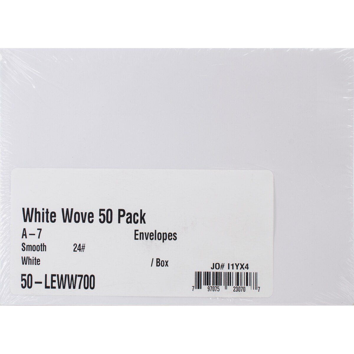 Leader A7 Envelopes (5.25"X7.25") 50/PkgWhite Michaels