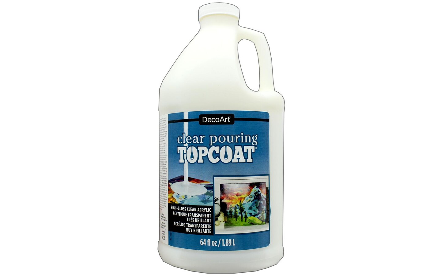 Decoart Clear Pouring Topcoat 64oz