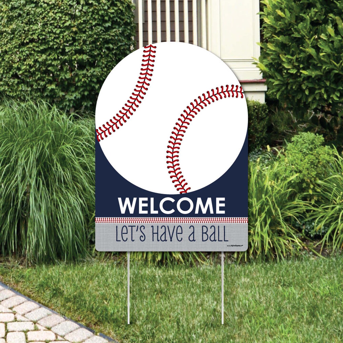 Big Dot of Happiness Batter Up - Baseball - Party Decorations - Birthday Party or Baby Shower Welcome Yard Sign