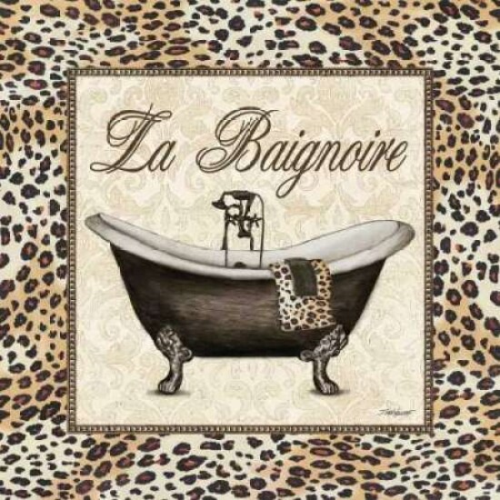 Leopard Bathtub Poster Print by Todd Williams - Item # VARPDXTWM121