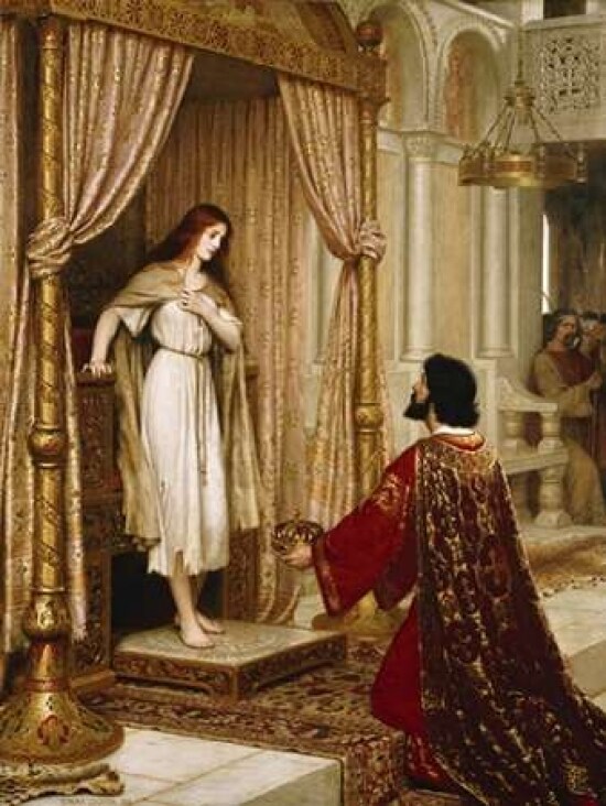 A King and a Beggar Maid Poster Print by  Edmund Blair Leighton - Item # VARPDX265092