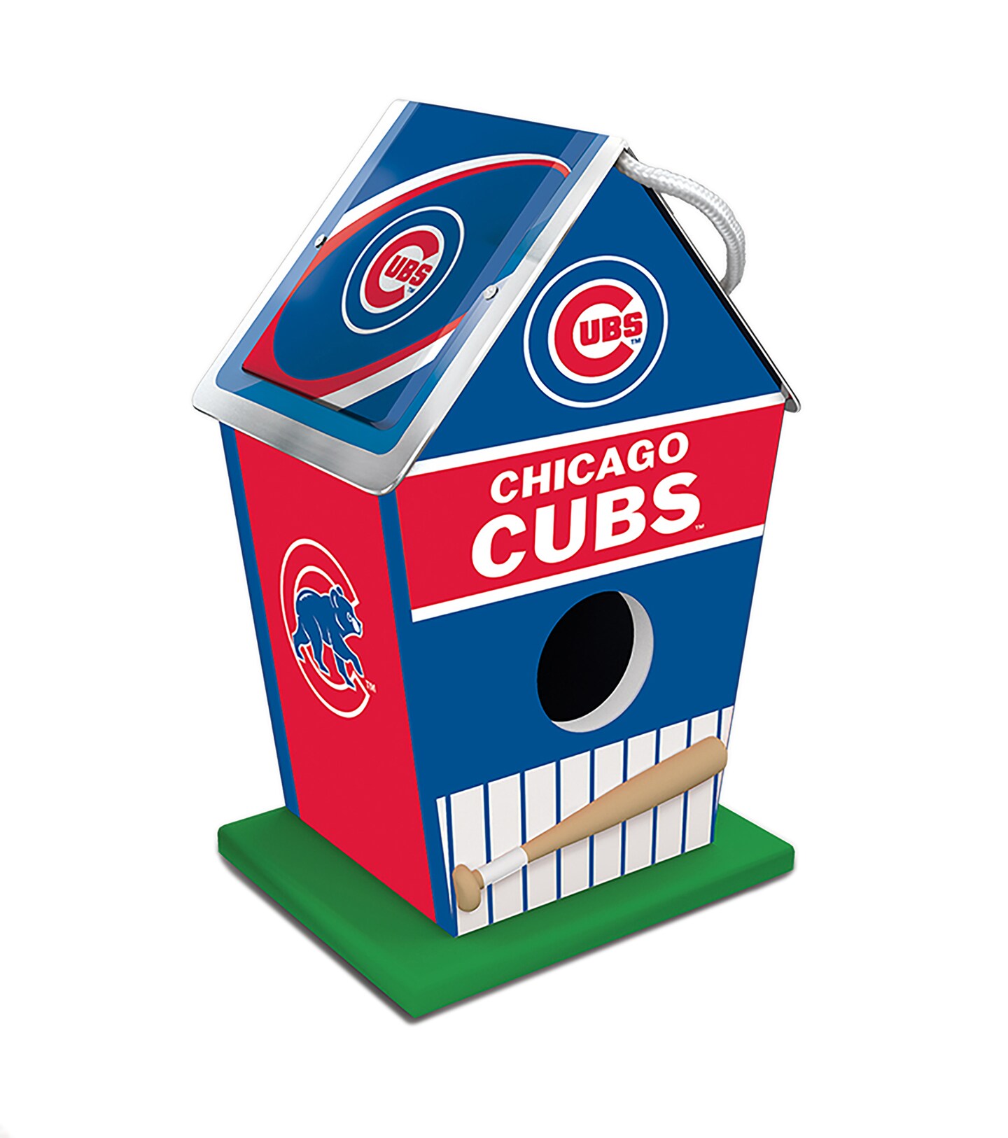 MasterPieces Team Logo Painted Wood Birdhouse - MLB Chicago Cubs