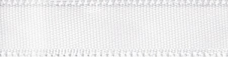 Offray Single Face Satin Ribbon 7/8&#x22;X20yd-White