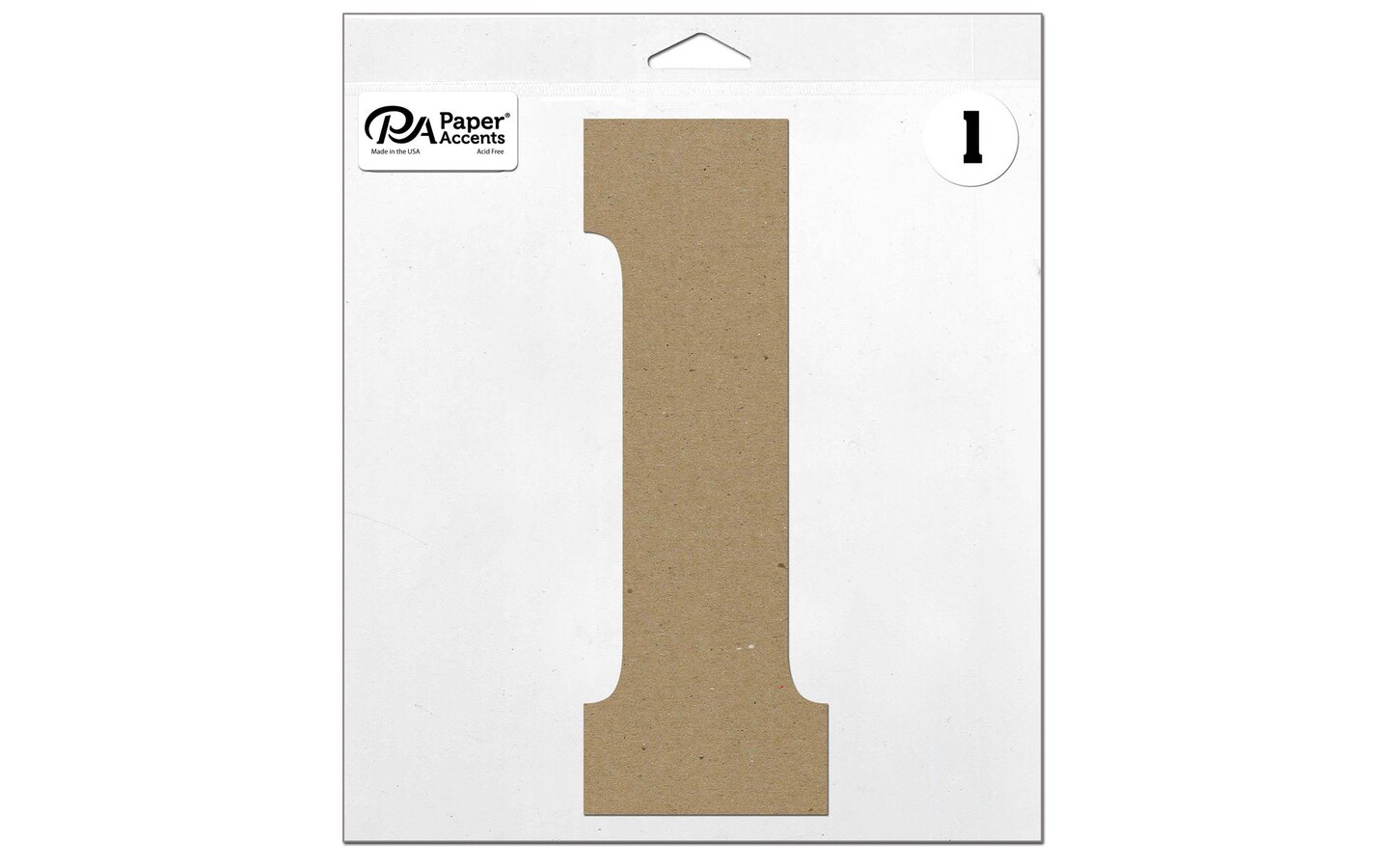 Chipboard Number 11&#x22; 1 1pc Natural