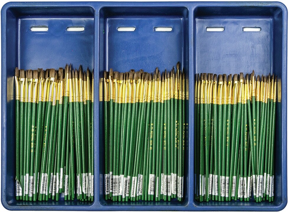 Royal & Langnickel(R) Natural Camel Hair Brush Assortment-144pc Display