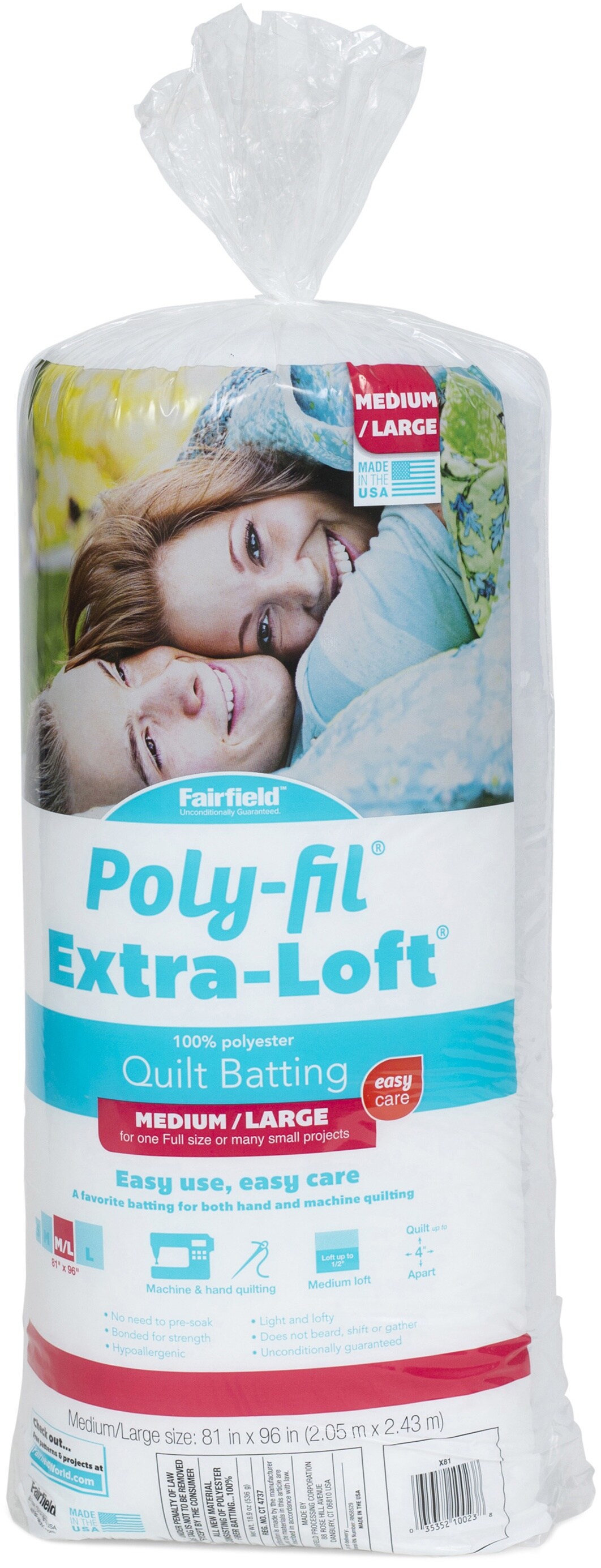 Fairfield Poly Fil Quilt Batting Extra Loft – Good's Store Online