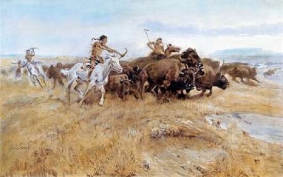 Buffalo Hunt Poster Print by  Charles M. Russell - Item # VARPDX279968