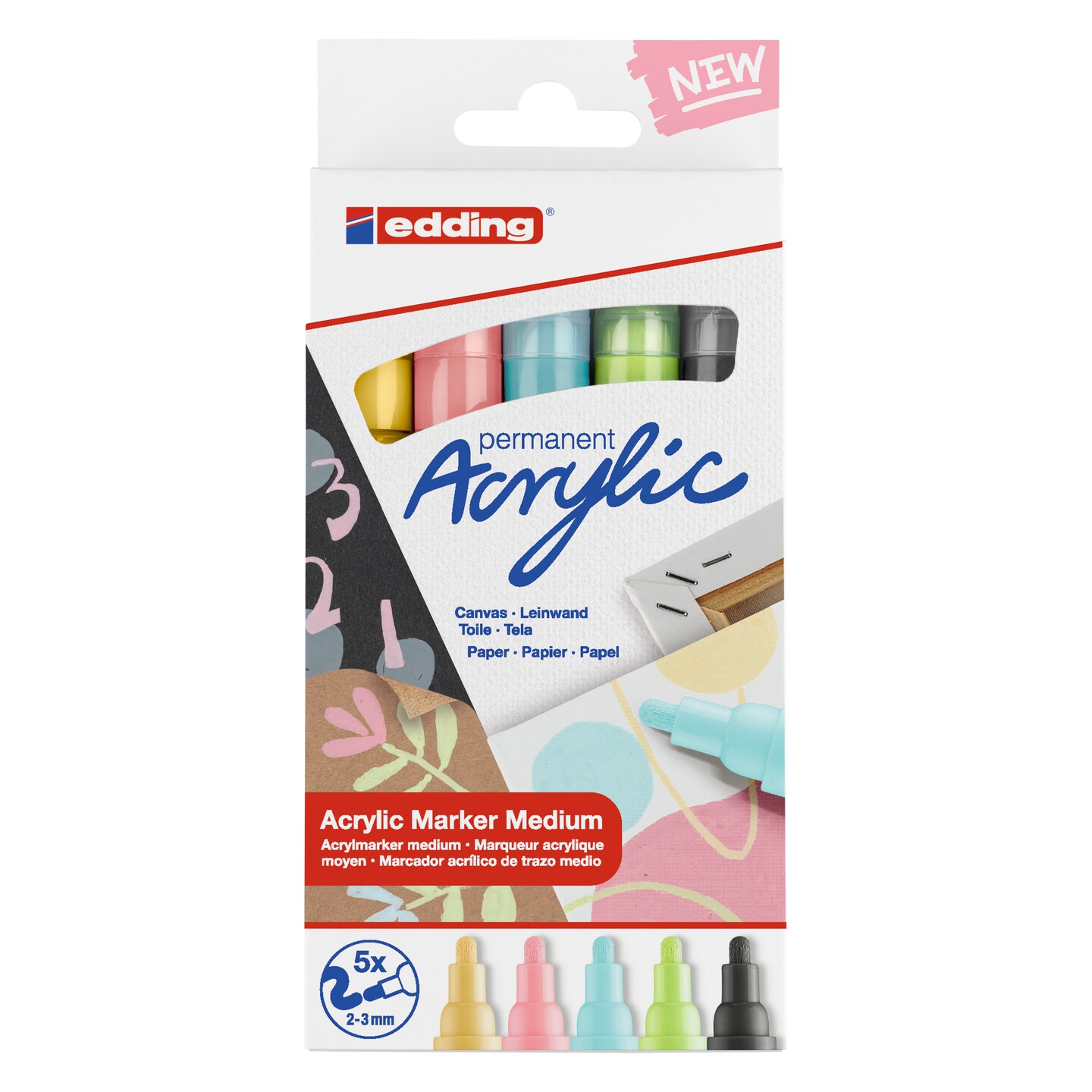 Edding 5300 Fine Acrylic Marker in Traffic White | Michaels